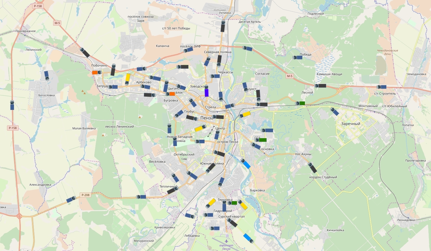 Газель сервис на карте